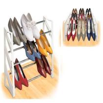 Rack estante para 18 tênis e sapatos multifuncional