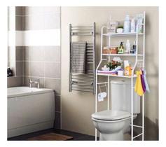 Rack Estante Prateleira Banheiro Metal Organizador Toalet