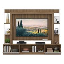 Rack Estante Suporte 65 Espelho Madeirado/Branco