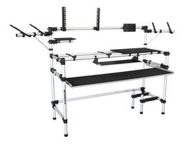 Rack Estudio Rs345 P/ Teclado, Computador Cpu Monitor Lcd