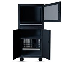 Rack fechado para computador com visor de acrílico - RLL-29P (Preto) Rack fechado para computador com visor de acrílico - RLL-29P (Preto)