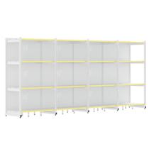 Rack Fit Parede 1 Inicial E 3 Continuaçôes 2,02X0,90X0,60 4 Bandejas Amapá