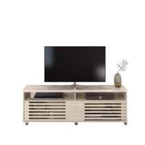 Rack Frizz Cross para TV de 65 polegadas Cor Calacata Off White - Madetec