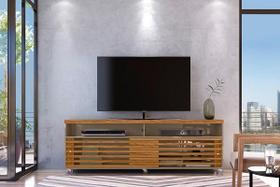 Rack Frizz Cross para TV de até 65 polegadas - FENDI / NATURALE - Madetec