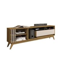 Rack Giga Veneto Wood 1.8 Sala Estar Cumaru/Off White TV 72