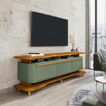 Rack Guarapari Naturalle/Pistache - Bechara Móveis