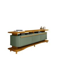 Rack Guarapari Para Tv de 75" Naturalle/Pistache - Bechara