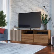 Rack Harry Mel e Fumê 180 cm