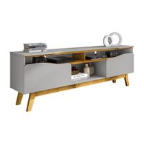 Rack Ilhabela TV 75 Polegadas com 2 Porta Pés Madeira Maciça Rack Ilhabela TV 75 Polegadas com 2 Porta Pés Madeira Maciça