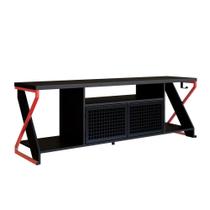 Rack Industrial 160cm Tv 60 Com Led P1033 Vermelho Preto Pp Milani Store Vermelho Preto Rack Industrial 160cm Tv 60 Com Led P1033 Vermelho Preto Pp Milani Store Vermelho Preto