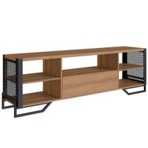 Rack Industrial 180 Cm Gaveta E Tela Em Metal 1017 Mell Preto Pp Mell Preto