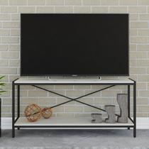 Rack Industrial para TV até 50 Polegadas 120cm 2 Prateleiras Active Yescasa Branco Snow Rack Industrial para TV até 50 Polegadas 120cm 2 Prateleiras Active Yescasa Branco Snow