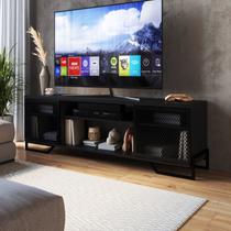 Rack Industrial para TV até 60 Polegadas 183cm e Portas Teladas P1027