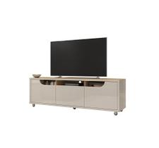 Rack Jersey 1.60 Off White/Noce - Casa D Móveis Rack Jersey 1.60 Off White/Noce - Casa D Móveis