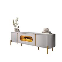 Rack Juquehy Para Tv de 75" Off-White/Naturalle - Bechara