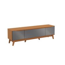 Rack Kappesberg 3 Portas Canela/Chumbo 180cm Rack Kappesberg 3 Portas Canela/Chumbo 180cm