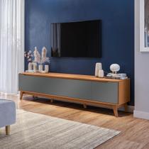 Rack Kappesberg 3 Portas Canela/chumbo 218cm Rack Kappesberg 3 Portas Canela/chumbo 218cm