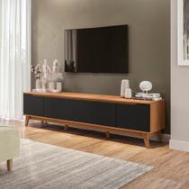 Rack Kappesberg 3 Portas Canela/preto Fosco 218cm