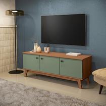 Rack Kappesberg 3 Portas Canela/Verde Frevo 136cm Rack Kappesberg 3 Portas Canela/Verde Frevo 136cm