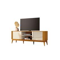 Rack Legacy 2 Portas 2.0 - Off White/cedro Natural - Edn