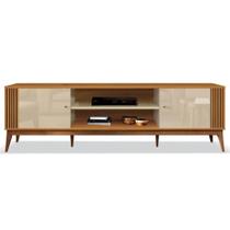 Rack Legacy 200cm para Tv Até 65 Polegadas Edn Móveis Cor Off White Cedro