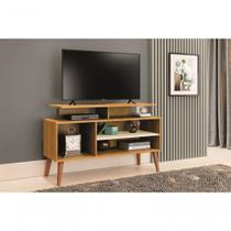 Rack Lion Sala Estar Estante Com Nichos E Prateleiras Cor:nature/off Rack Lion Sala Estar Estante Com Nichos E Prateleiras Cor:nature/off