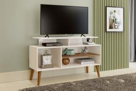 Rack lion sala estar tv estante com nichos e prateleiras