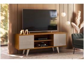 Rack Lisboa TVs até 55” 395133 Fendi Naturale Madetec