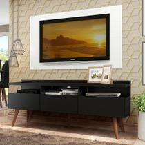 Rack Londres e Painel para TV Sala de Estar Madesa