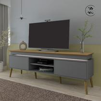 Rack lumina cor carvalho c/grafite 4378