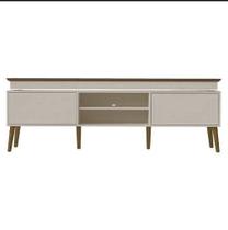 Rack Lumina para TV até 75 Polegadas 2 Portas Artely Off White Pinho