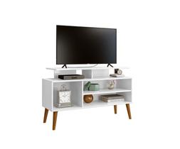 Rack Lyon 1.1 Branco Carmolar Móveis Rack Lyon 1.1 Branco Carmolar Móveis