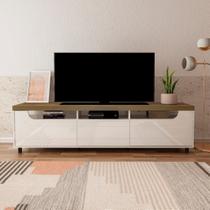 Rack Mercury com 2 Portas e 1 Gaveta, Ideal para TV de até 75 - Artely