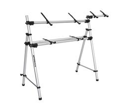 Rack Mesa Suporte para 2 Teclados 7 Oitavas/88 Teclas marca Titanium Ty215 BEM com Braco de Apoio Lateral Estilo Desmontavel e Super Resistente