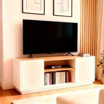 Rack Moscou Com Rodapé Para Sala Tv Até 45 Polegadas Home Rack Moscou Com Rodapé Para Sala Tv Até 45 Polegadas Home