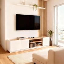 Rack Moscou Com Rodapé Tv Até 75 Polegadas Sala Home Luxo Rack Moscou Com Rodapé Tv Até 75 Polegadas Sala Home Luxo