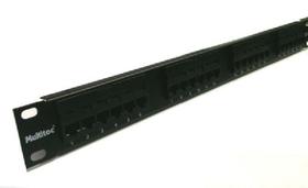 Rack Multitoc Patch Panel 24P - Rj-45 Cat5 1U 19