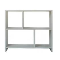 Rack Nicho Aparador Sala Quarto Escritório Mdf Branco F031 - trovarelli