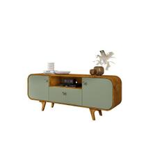 Rack Noronha Naturalle/Off White Bechara Móveis Rack Noronha Naturalle/Off White Bechara Móveis