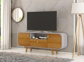 Rack Noronha Off White/Naturalle Bechara Móveis