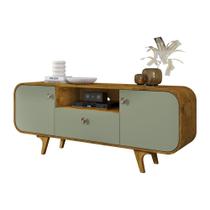 Rack Noronha TV 55 Polegadas com Pés de Madeira Maciça