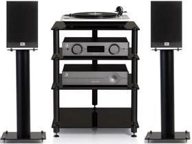 Rack Norstone Hifi Bergen 2 + Par De Pedestal Stylum 2