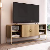 Rack Orgânico para TV até 55 Polegadas 150cm 2 Portas Metal Luna
