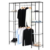 Rack Organizador de Armários Amazon Basics - Expansível e Preto