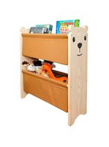 Rack Organizador De Brinquedos E Livros Montessoriano Urso