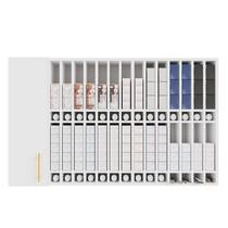 Rack organizador de cores de cabelo OMySalon Professional Wall Mount Rack organizador de cores de cabelo OMySalon Professional Wall Mount