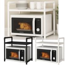 Rack Organizador de Cozinha Microondas Suporte Porta Tempero Multiuso Armário Bancada Sortido