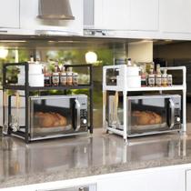 Rack Organizador de Cozinha Multiuso Prateleira para Bancada Armário Suporte de Utensílios e Temperos Cores Sortidas