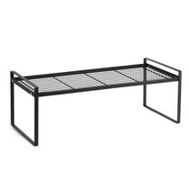 Rack Organizador De Prateleira Armários 50Cm Preto Fosco