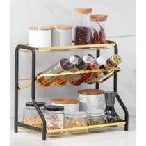 Rack Organizador Multiuso Em Aço Inox C/3 Andares P/ Cozinha Rack Organizador Multiuso Em Aço Inox C/3 Andares P/ Cozinha